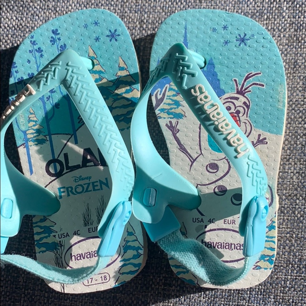 Disney “Frozen” OLAF Havaianas size 4C